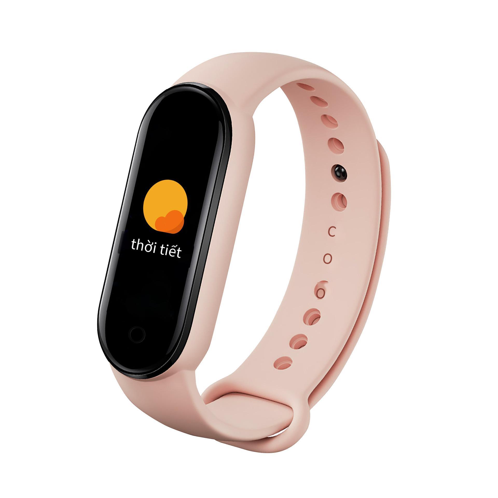 Phong cách mới nhất M6 hút từ vòng đeo tay thông minh màn hình màu Bluetooth nhịp tim huyết áp theo dõi giấc ngủ tùy chỉnh đồng hồ thông minh