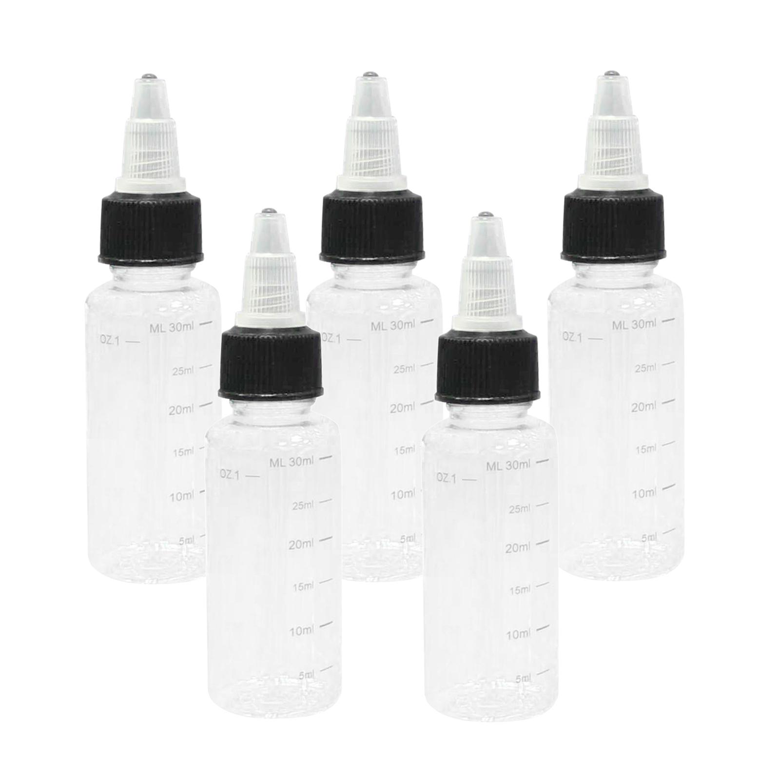 5x 30/60/100/120/250 / 500ml Storage  Ink Bottle with - 30ML