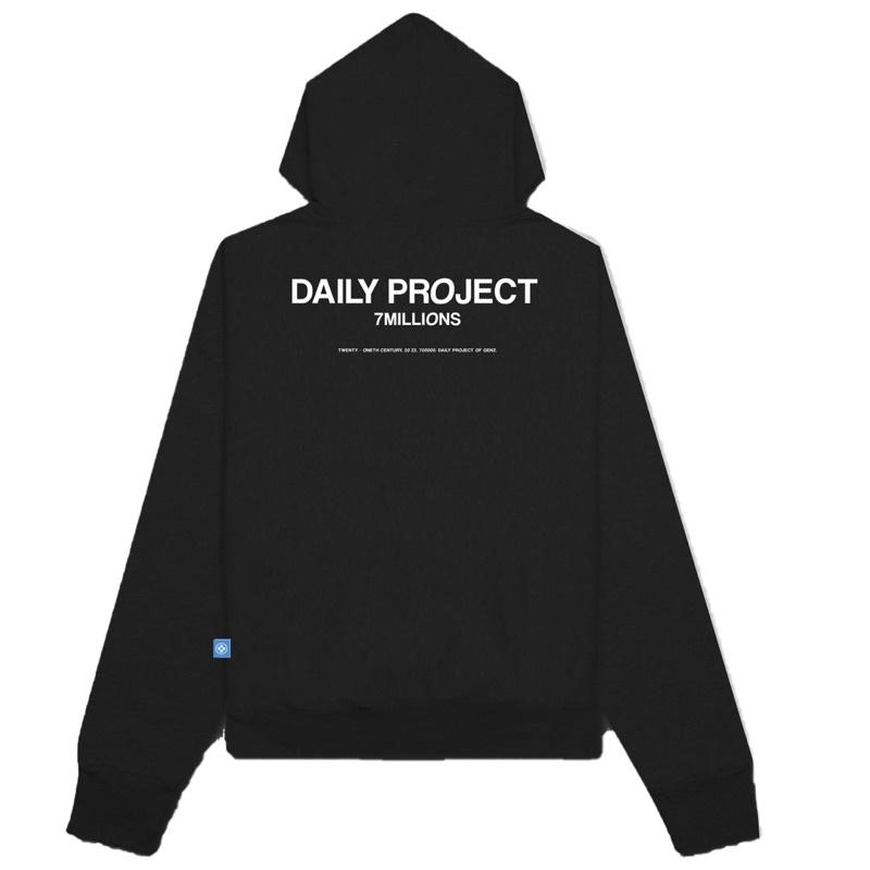 Áo khoác Hoodie Zip 7millions màu Đen / Unisex