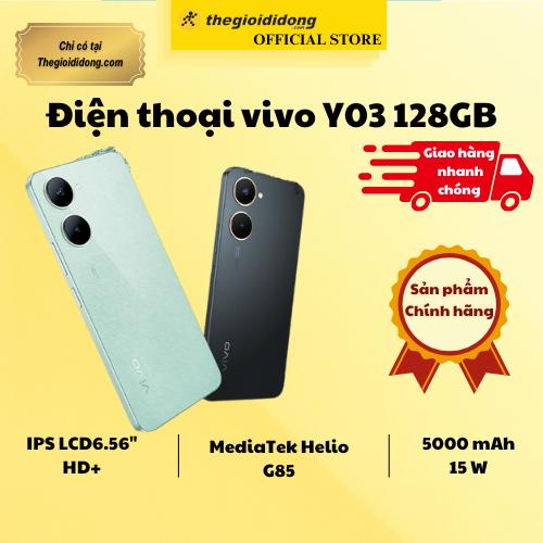 Điện thoại vivo Y03 128GB - Hàng Chính Hãng