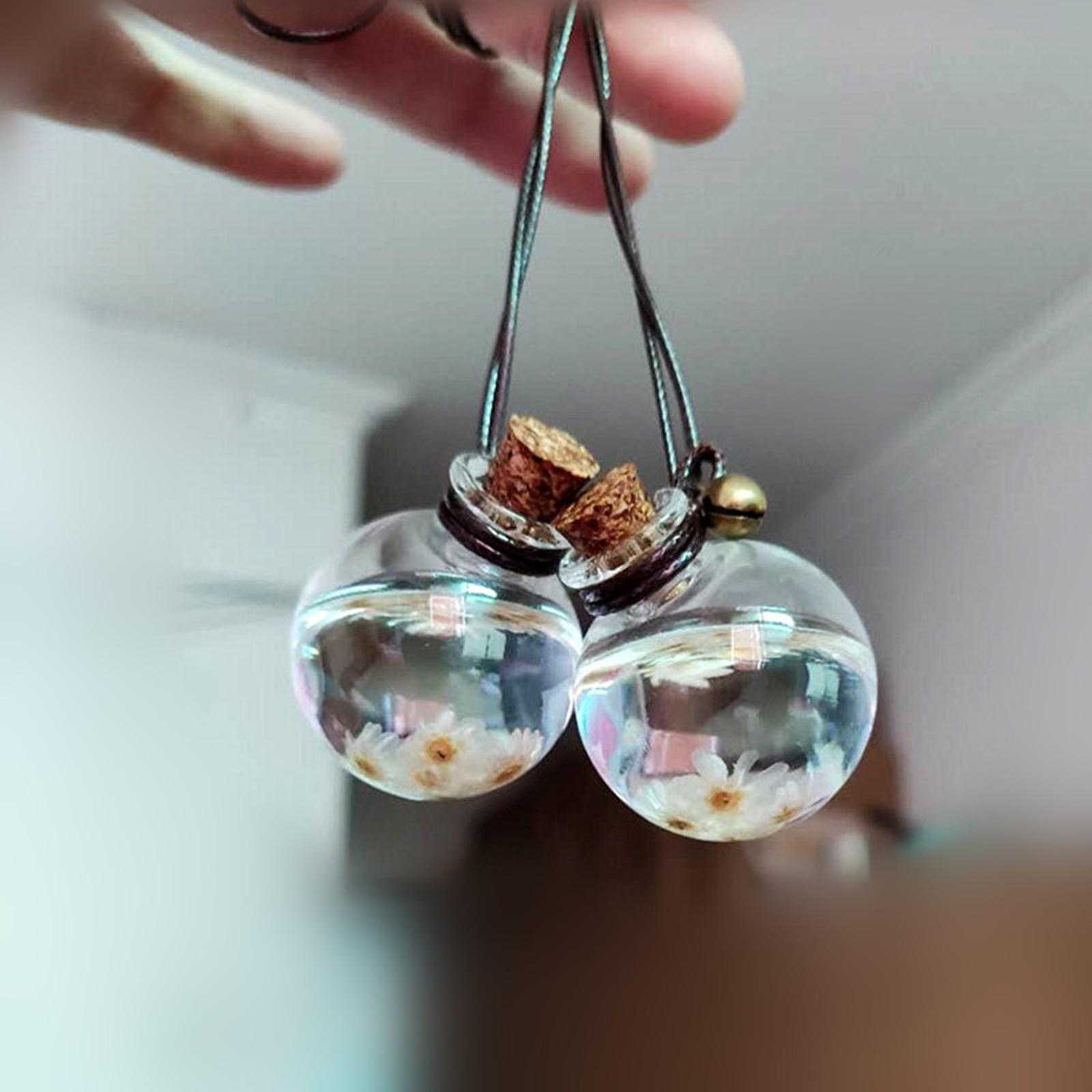 Car Hanging Perfume Bottle Empty Diffuser Refillable Decor Accessories