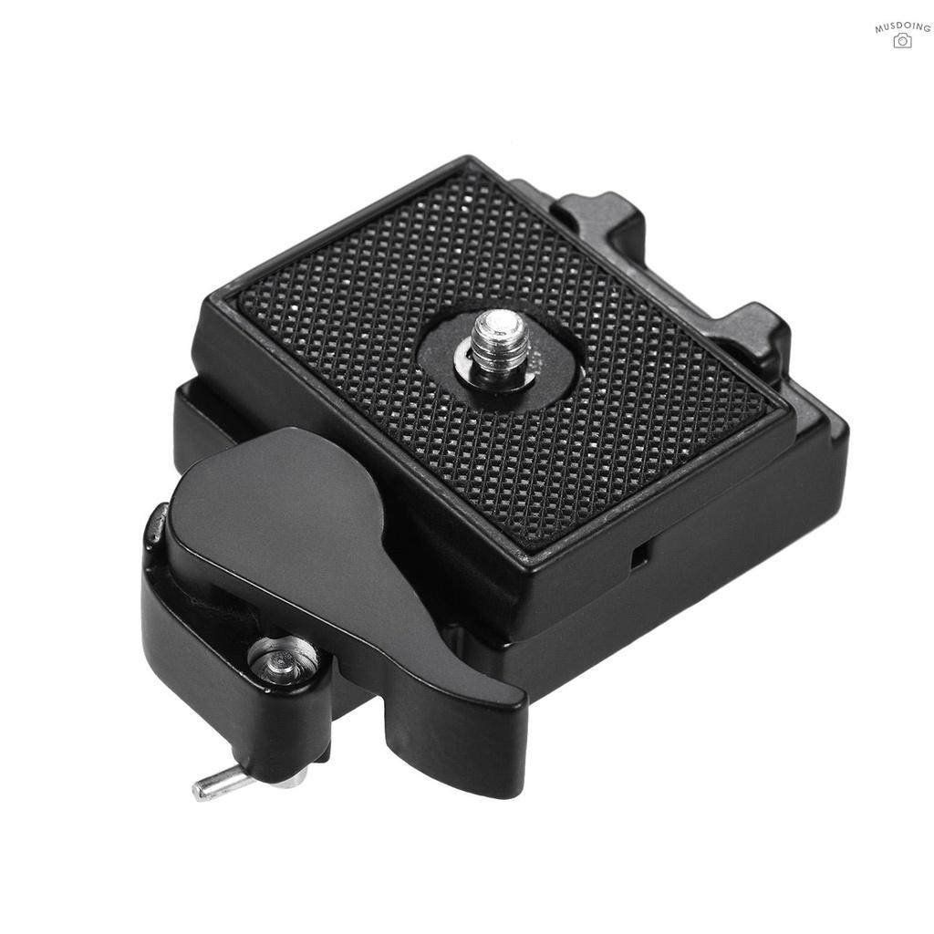 Đĩa Qr Andoer Bằng Hợp Kim Nhôm Với Ốc Vít 1 / 4 Inch 1 / 4 Inch-3 / 8 Inch Màu Đen Cho Chân Máy Ảnh Dslr