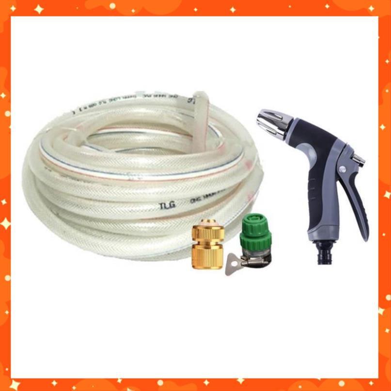 Bộ dây vòi xịt nước rửa xe,tưới cây tăng áp 3 lần 3-5m 206817