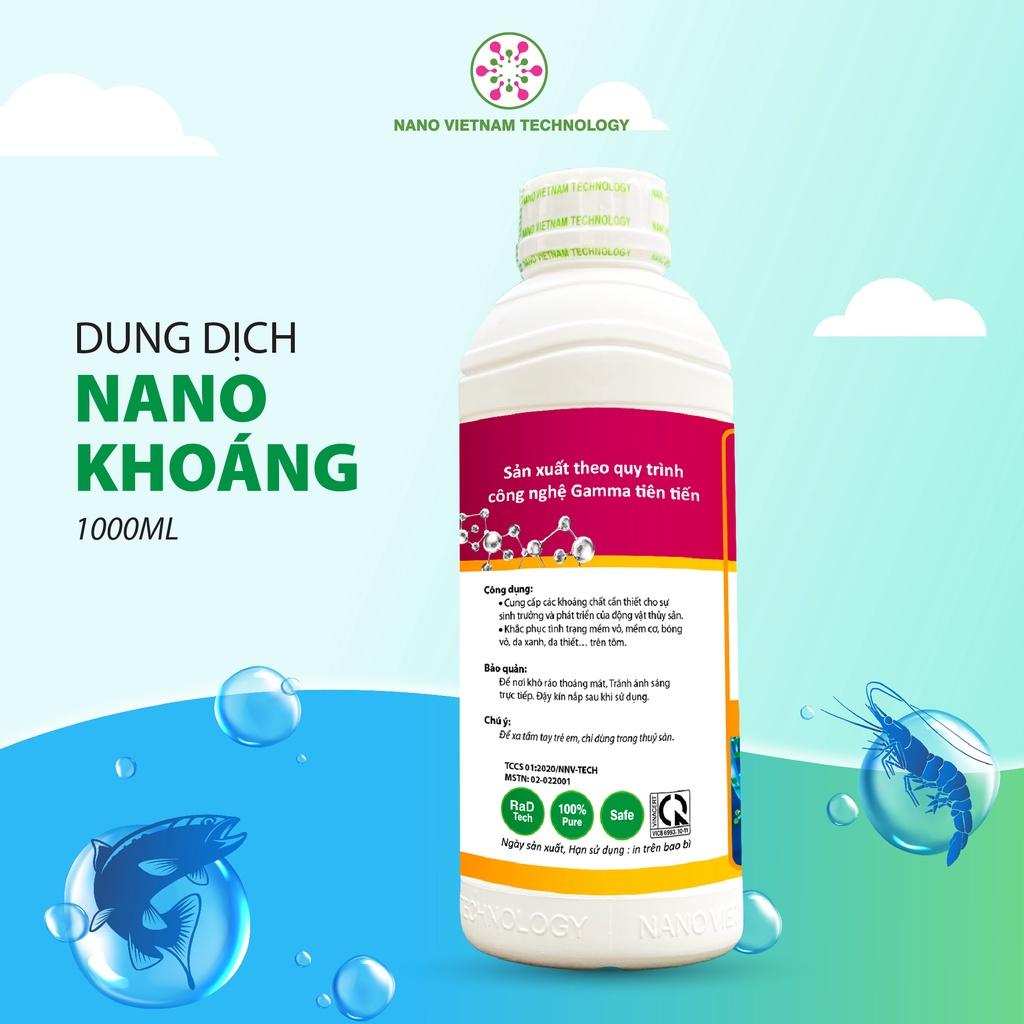 Nano khoáng tạt 100% nguyên chất tăng cường khả năng hấp thu cho tôm, cá và động vật thủy sinh 1L