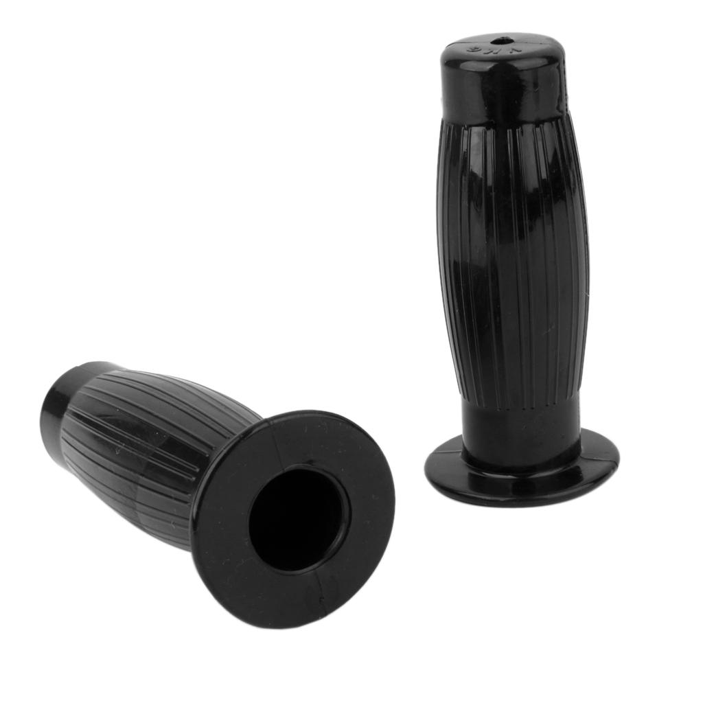 2x Universal Motorcycle Hand Grips For 7/8" Handlebar Sport Bikes