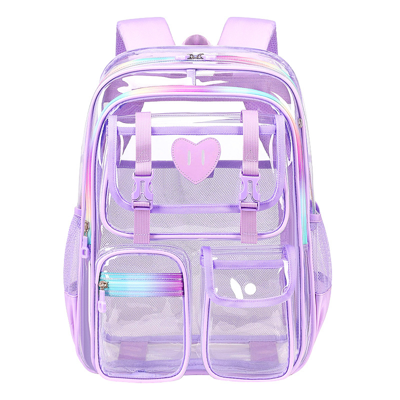 Ba lô trong suốt Ba lô PVC chống thấm nước dành cho cả nam và nữ-HS1324