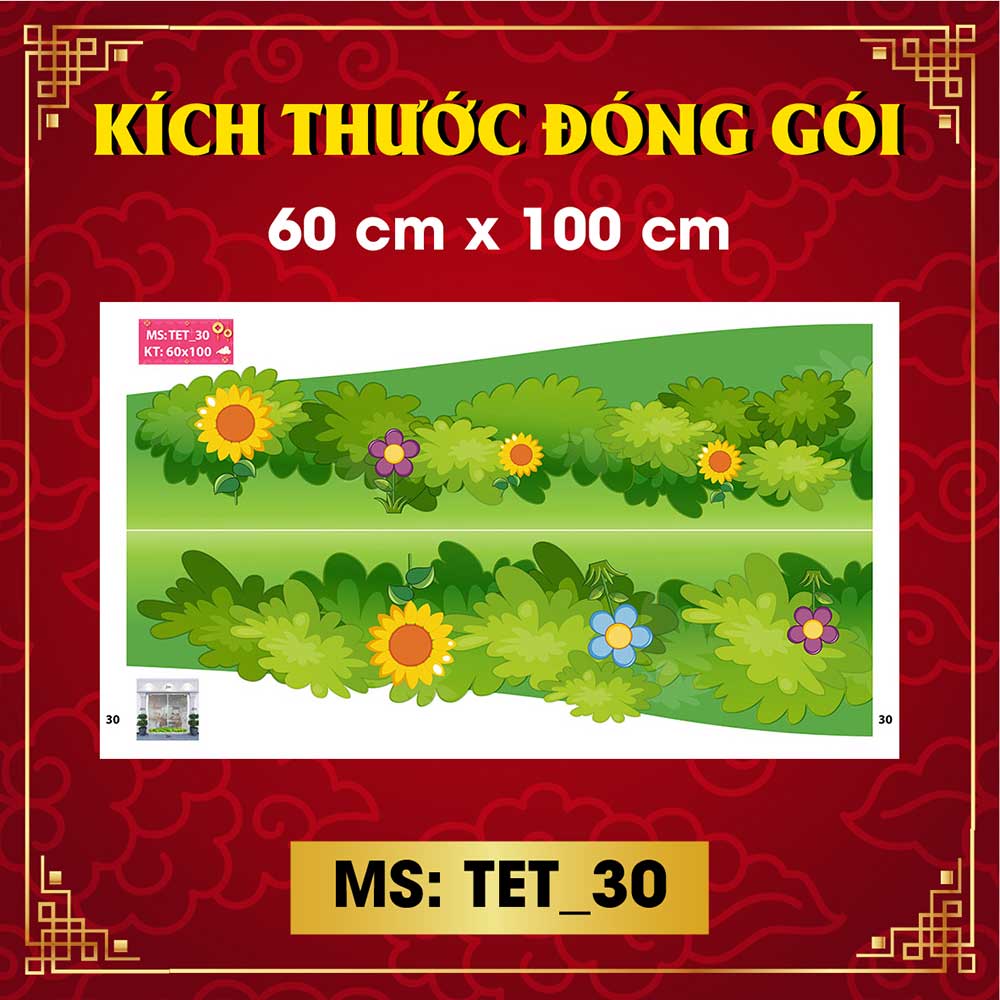 Decal trang trí tết combo số 9