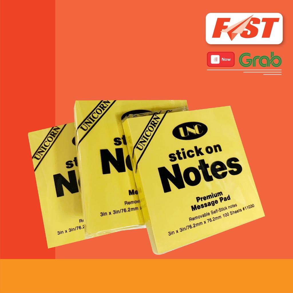 Giấy Note UNC 3x4 - 100 tờ