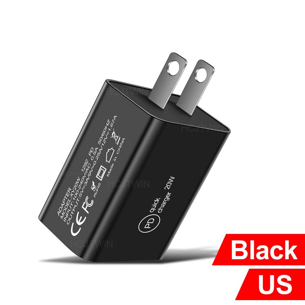 Đảm bảo chất lượng Hỗ trợ sạc điện thoại di động 20WPD Đầu sạc sạc nhanh Tiêu chuẩn Châu Âu Tiêu chuẩn Mỹ Tiêu chuẩn Anh PD Sạc nhanh Đầu du lịch 20w