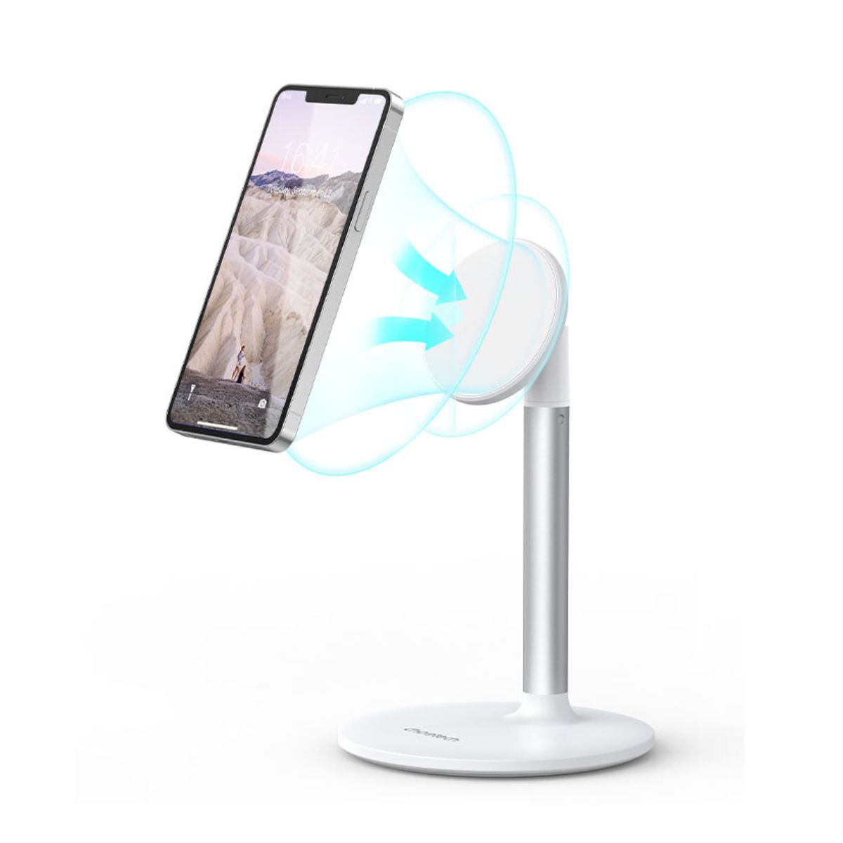 Giá đỡ điện thoại Mag- safe CHOETECH H048 có thể điều chỉnh chiều cao và góc độ xem