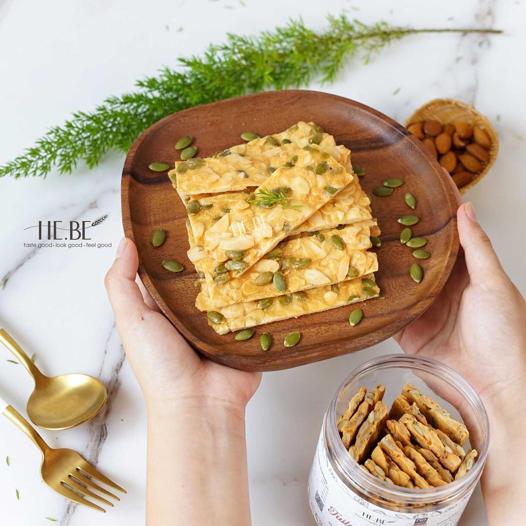 Bánh Ngói Hạnh Nhân Ăn Kiêng Siêu Hạt Chuẩn Keto By HeBe