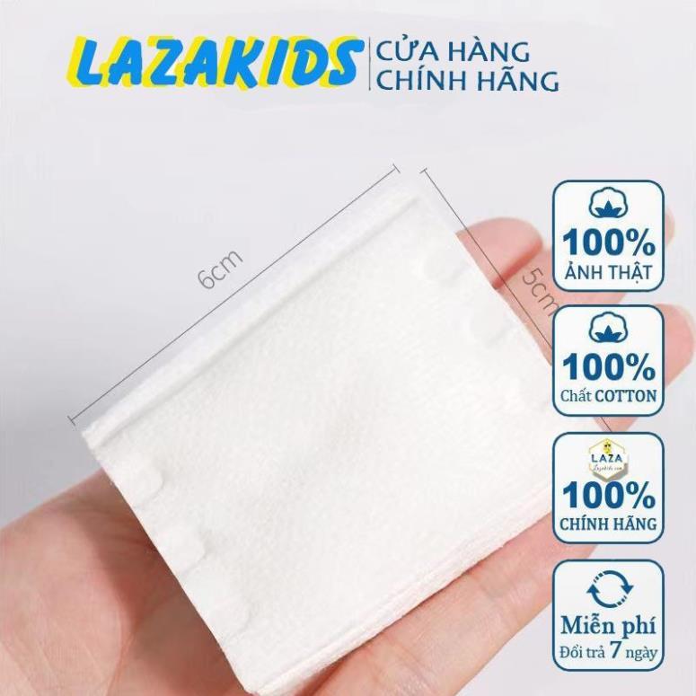 Sỉ  Bông Tẩy Trang 3 Lớp Cotton Pads 222 miếng loại 100% bông tự nhiên cao cấp bông tự nhiên nội địa