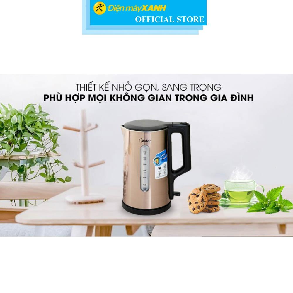 Bình đun siêu tốc Midea MK-317DW - Hàng Chính Hãng