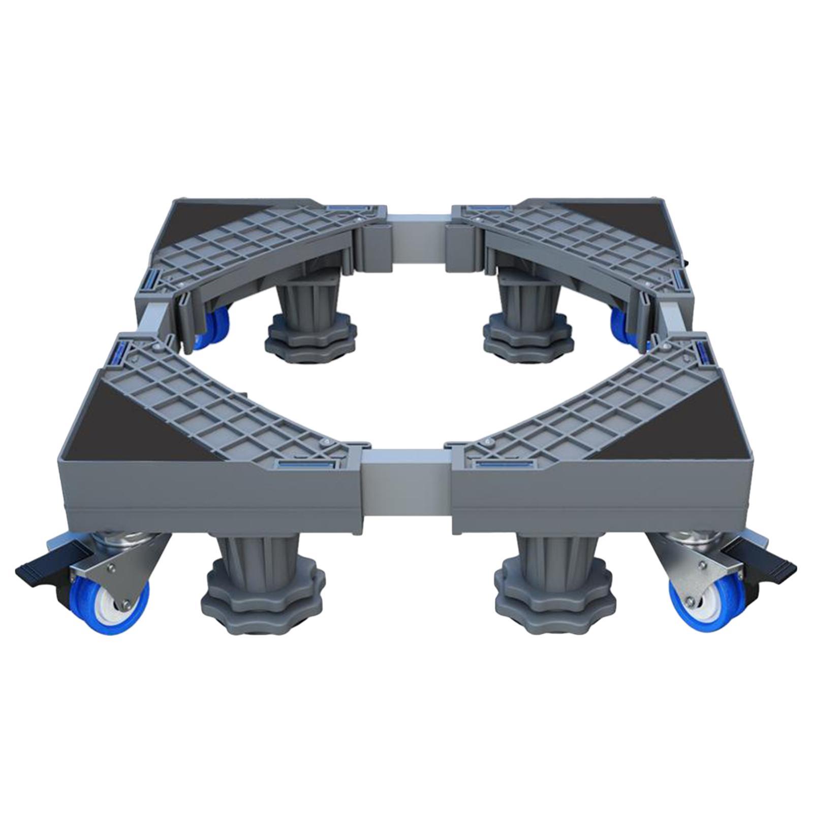 Washing Machine Stand Mobilbe Base Roller for Washer Dryer Style 1 Gray