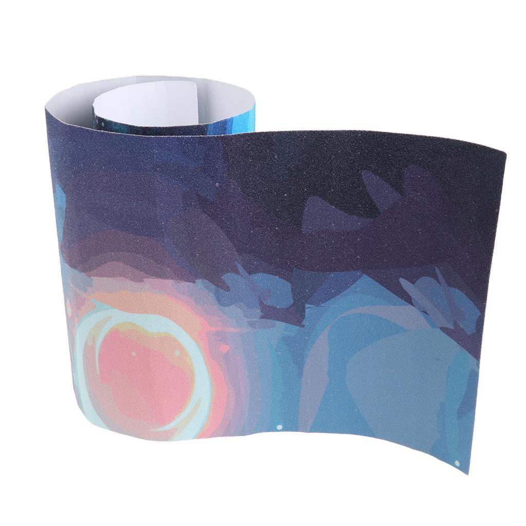 2pcs Camo + Elk Printed Skateboard Deck Sandpaper Grip Tape Griptape Sheet 840 x 230mm