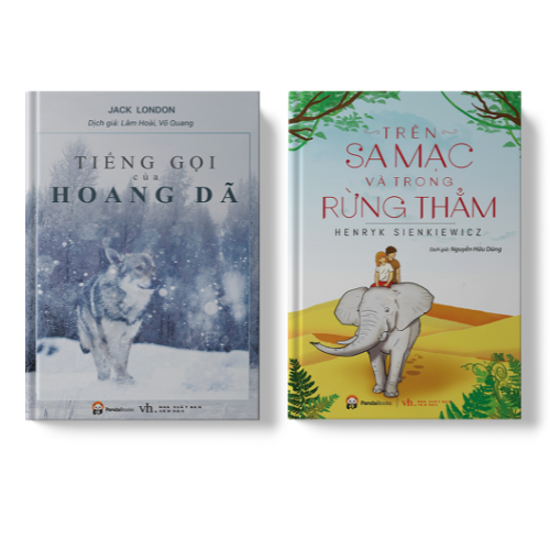Sách PANDABOOKS combo 2 cuốn Trên sa mạc và trong rừng thẳm+ Tiếng gọi hoang dã