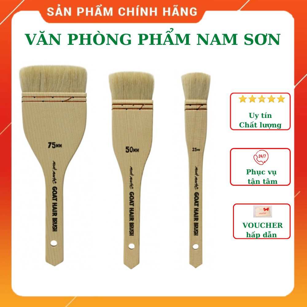 Cọ bản lông dê Mont marte 
