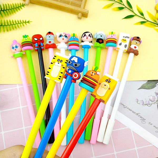 Combo 4 cây bút nước mực xanh/ tím cực cute giá rẻ và chất lượng