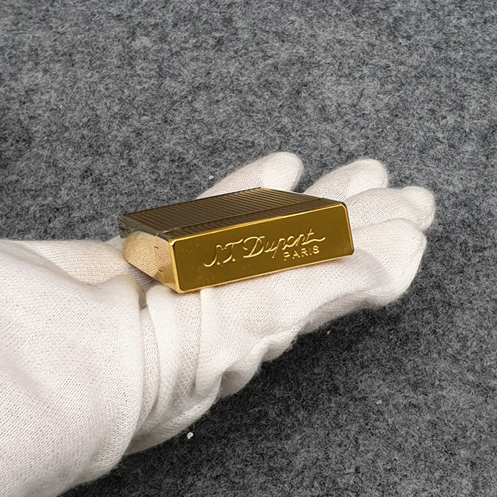 Vỏ Hột Quẹt Bật Lửa Upon Super Ô Vuông Kèm Khiên D144V Màu Vàng - Dùng Gas Đá Cao Cấp