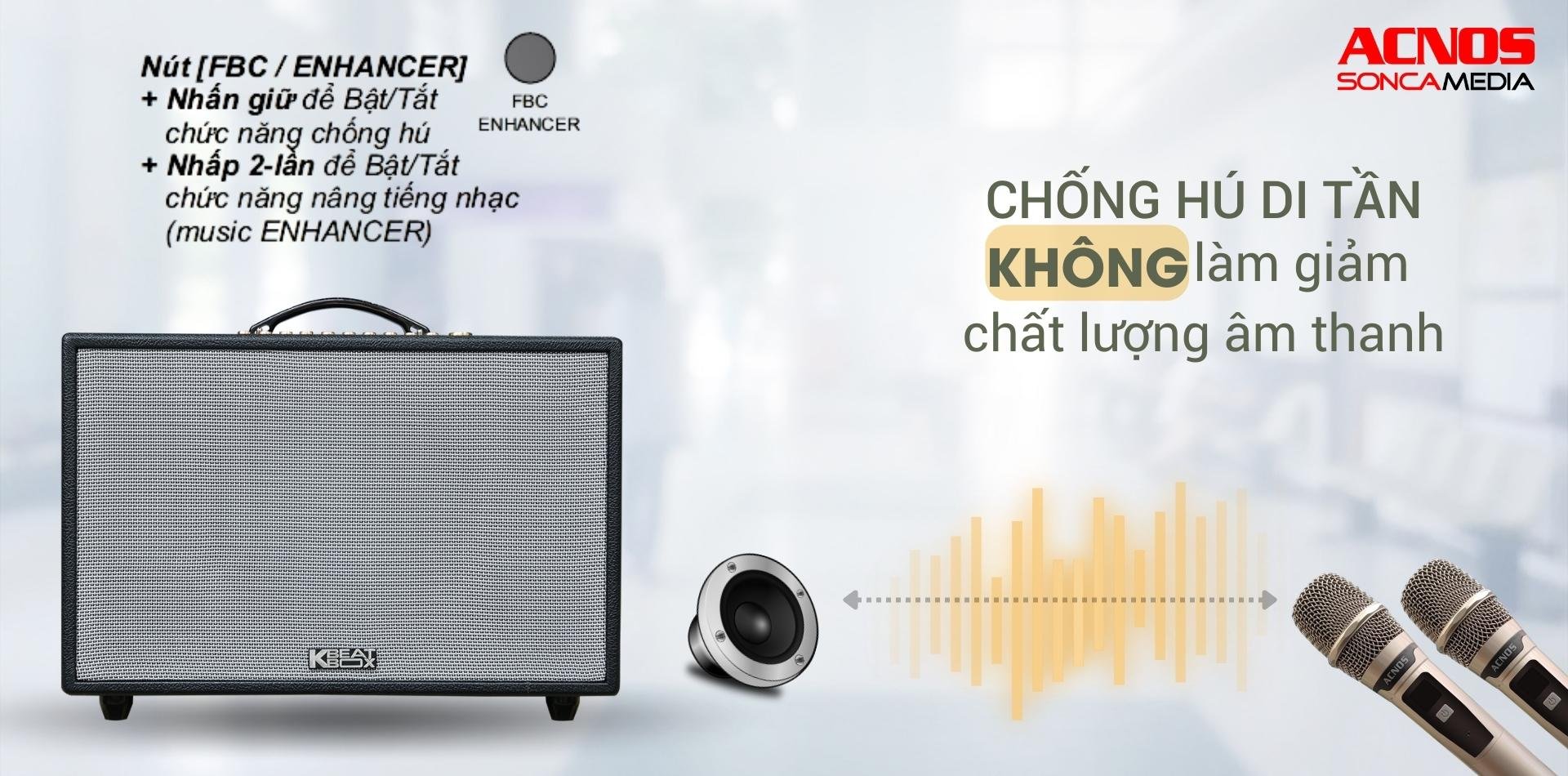 Dàn âm thanh di động xách tay ACNOS CS3600