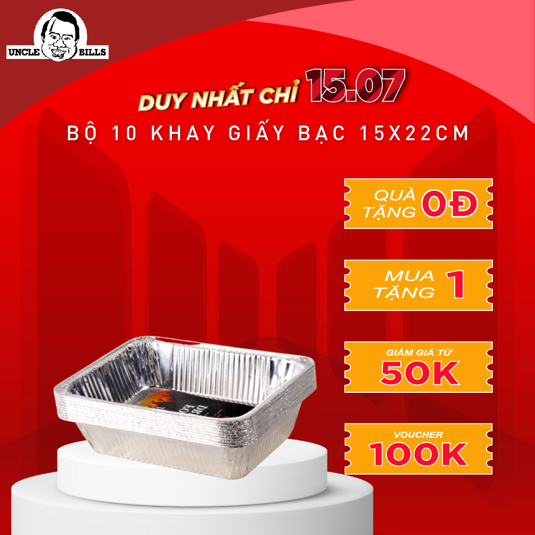 Bộ 10 Khay Làm Bánh Uncle Bills KC0212