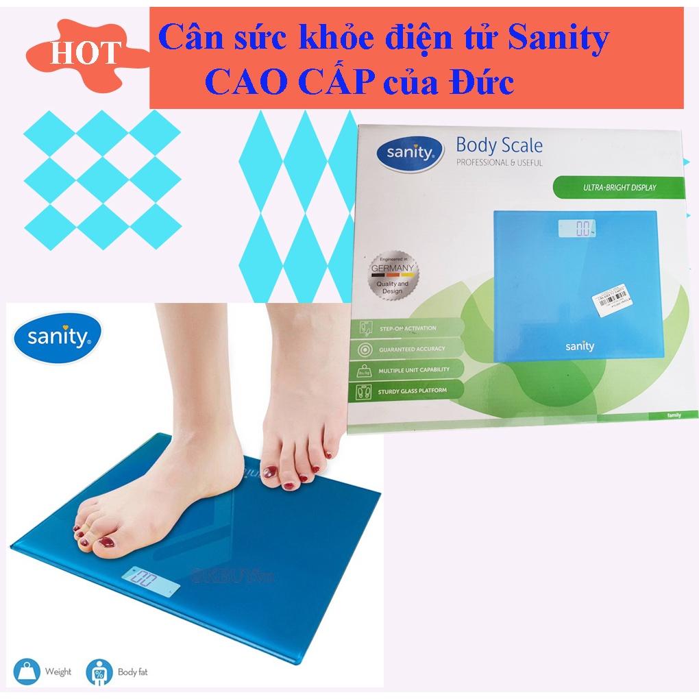 Cân Sức Khỏe Điện Tử Sanity Cao Cấp Của Đức Thiết Kế Đơn Giản, Đẹp, Gọn Nhẹ