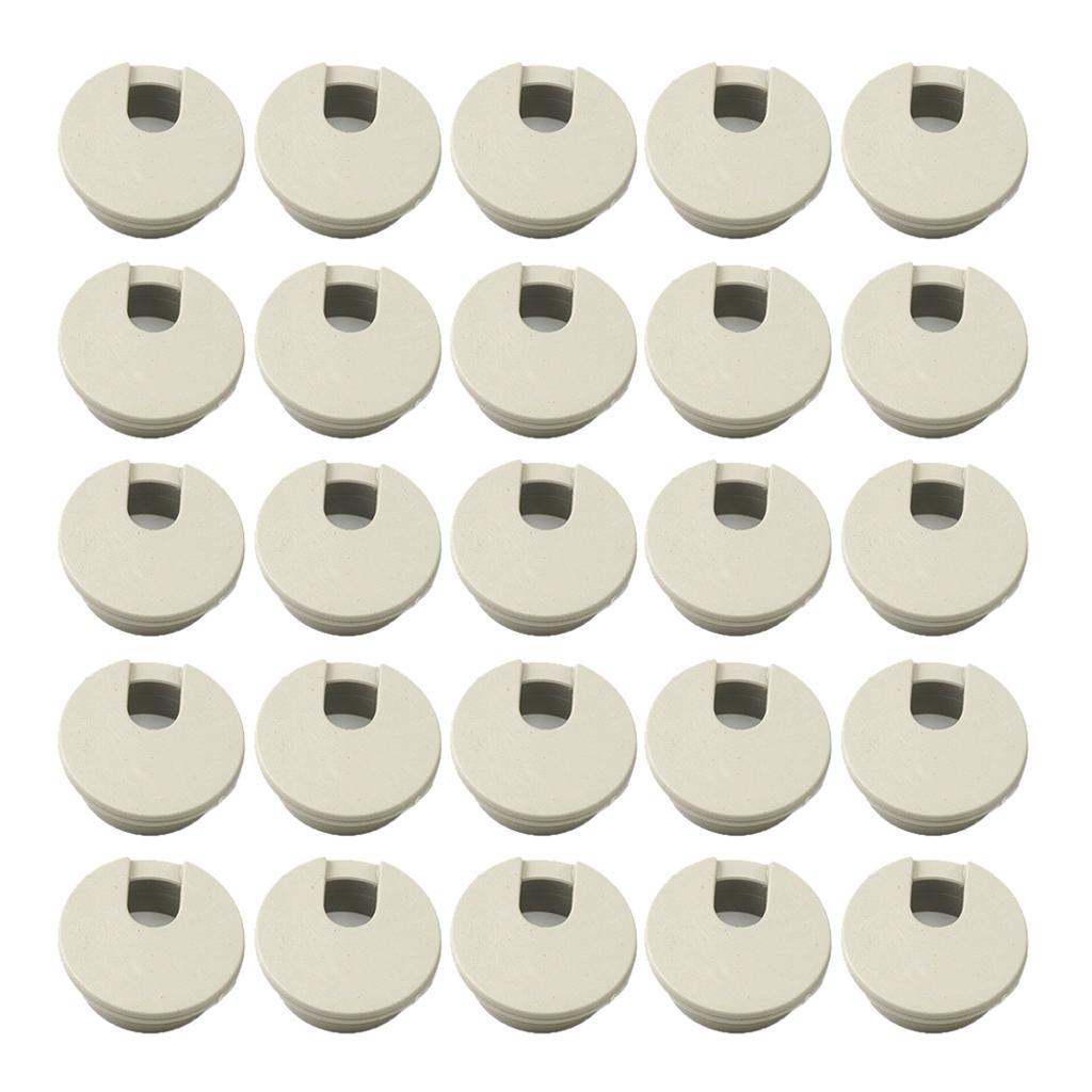 20Pieces 3.5cm  Desk Table Grommets 35mm Cable Cord Hole Cover for