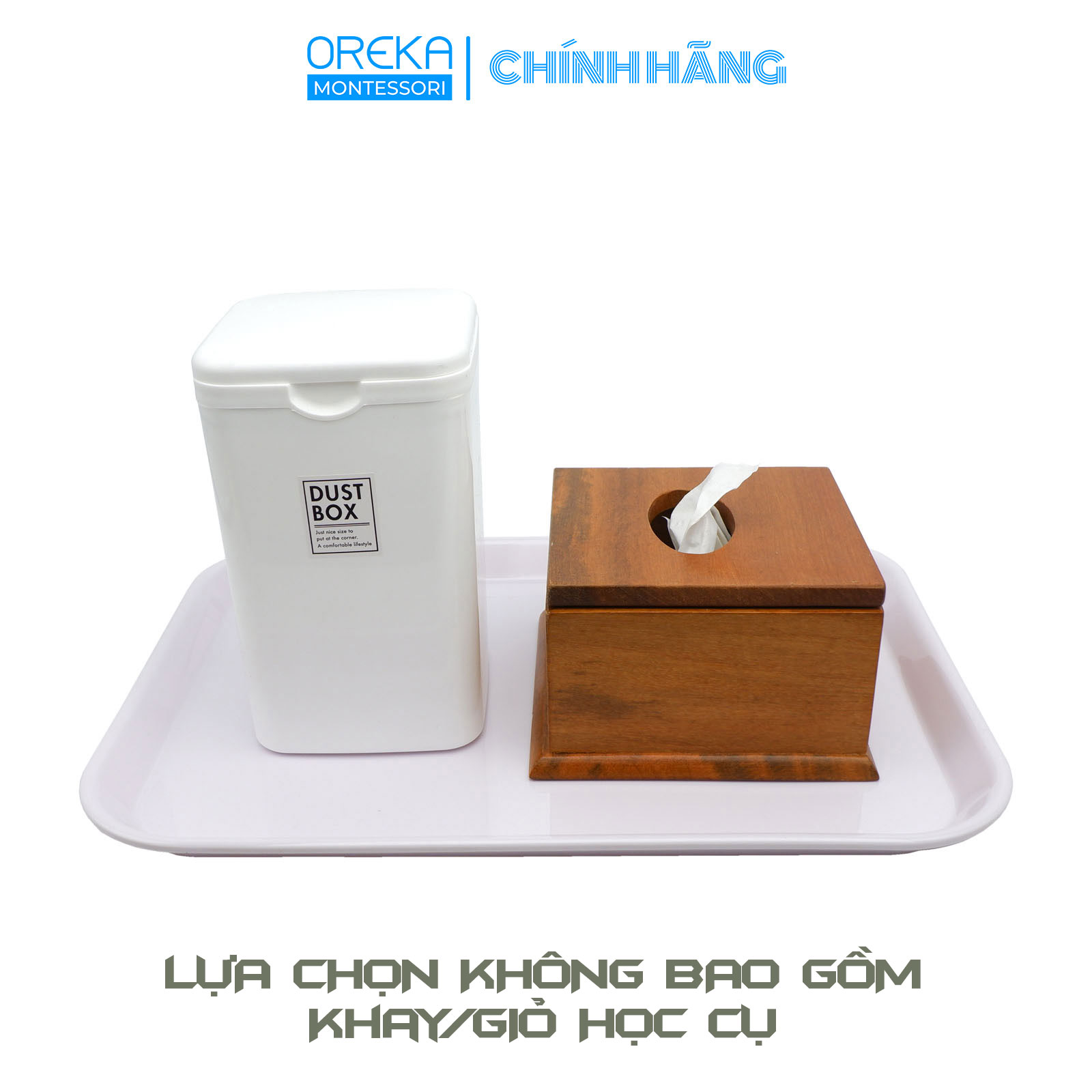 Bộ giáo cụ Oreka Montessori Bài học xì mũi và cách ứng xử khi ho, hắt hơi