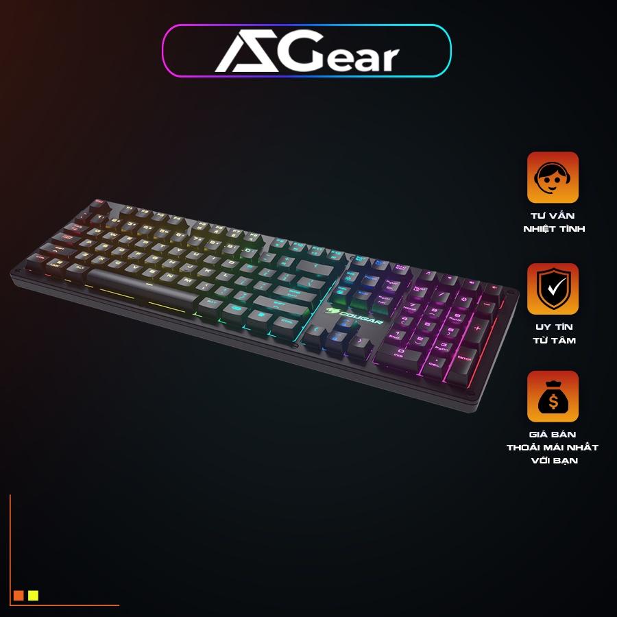 Bàn phím cơ Gaming Cougar Puri RGB, Độ bền 50 Triệu lần bấm, Mới 100% Fullbox. Hàng chính hãng