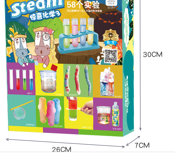 Đồ chơi khoa học Stem phát triển trí tuệ cho trẻ,đồ chơi steam set 14 thí nghiệm khoa học cho bé