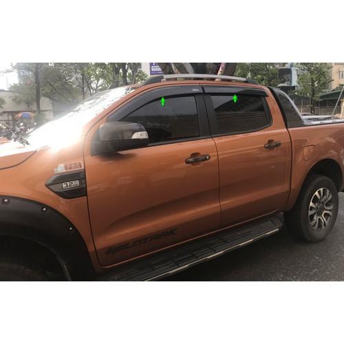Bộ vè che mưa đen dành cho xe RANGER 2017-2021 bản TO và DÀY