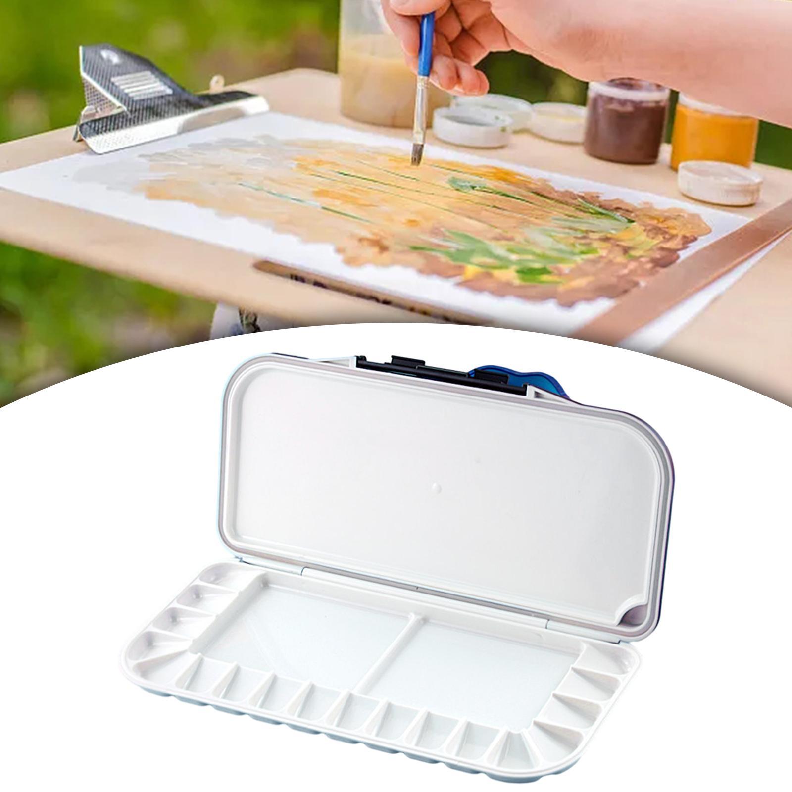 Watercolor Palette Empty Folding Paint Tray for Oil Painting Gouache Acrylic