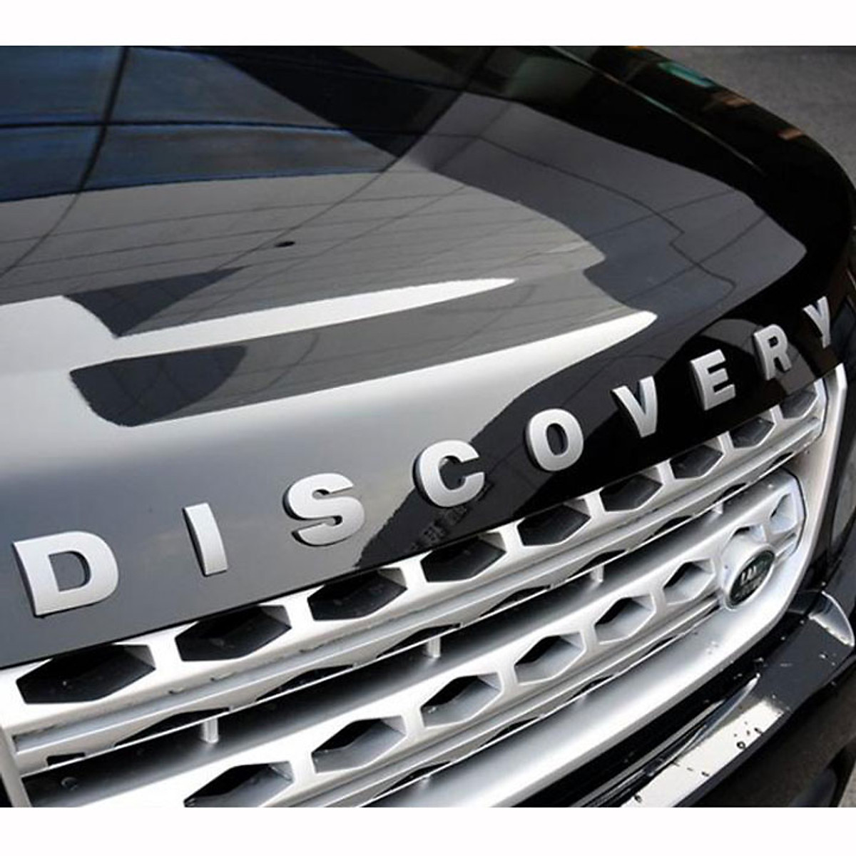 Chữ 3D nổi DisCovery trang trí dán nắp Capro ô tô đầu xe - đuôi xe