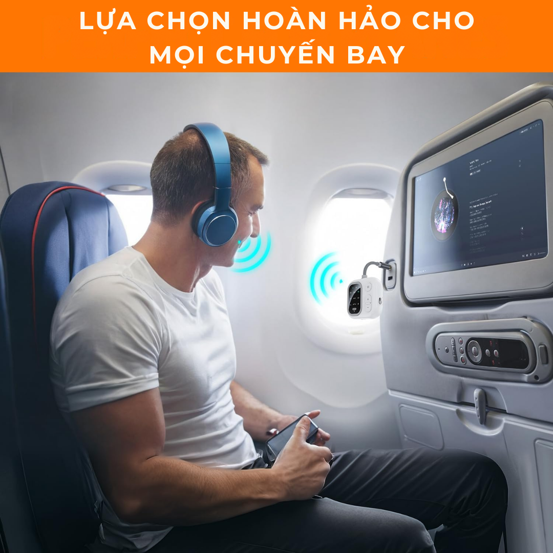 Bộ Thu Và Phát Âm Thanh Bluetooth aptX HiFi AUX 3,5mm Cho TV, PC, Xe Hơi, loa Bluetooth Và Tai Nghe J5S - Hàng Nhập Khẩu