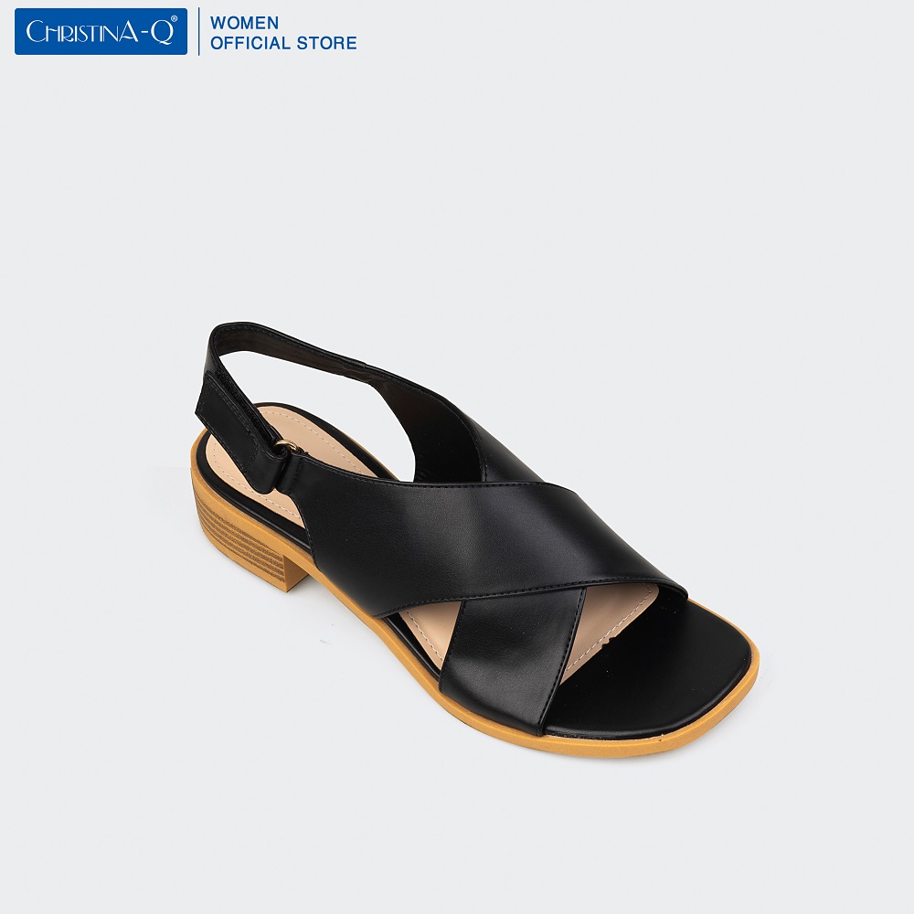 Giày Sandals Nữ Gót Trụ ChristinA-Q XDN277