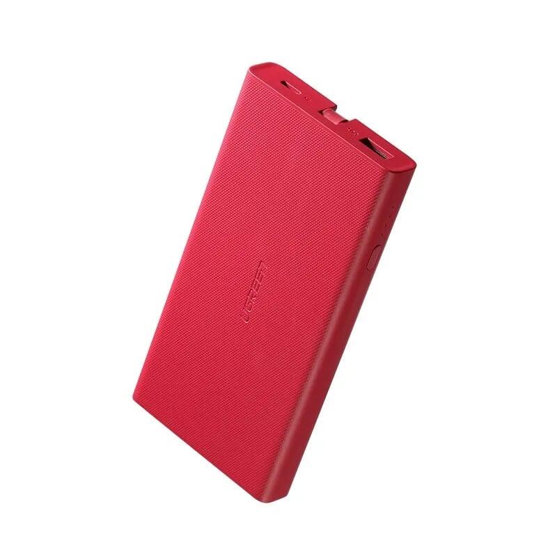 Ugreen 40971 10000mAh màu Đỏ Sạc dự phòng + cáp sạc TypeC tích hợp PB108 - Hàng chính hãng