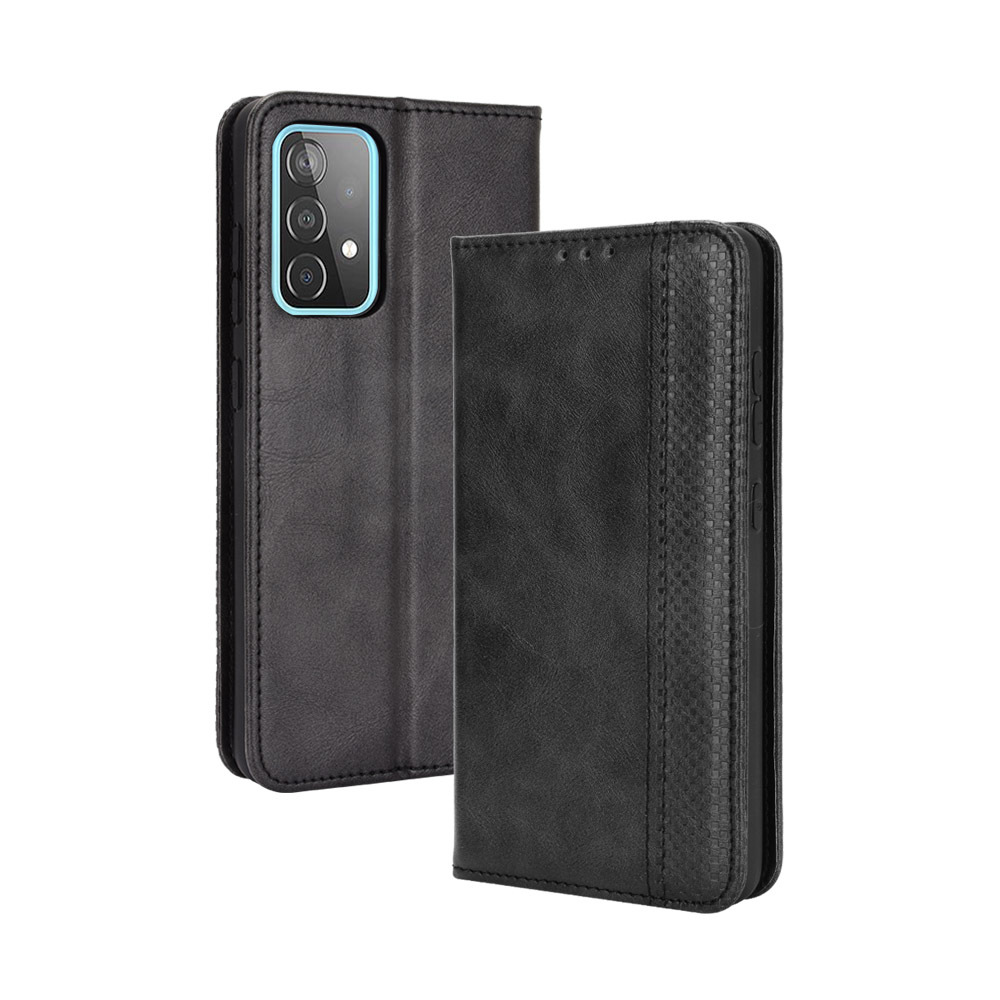 Bao da dành cho Samsung Galaxy A72 dạng ví, hít nam châm cao cấp Fashion Case