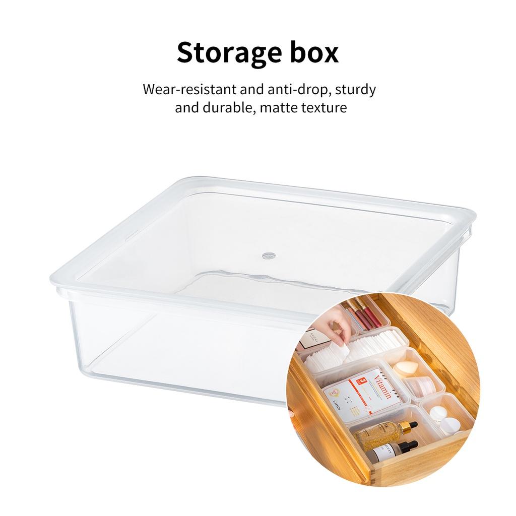 PP Transparent Multifunctional Drawer Storage Box Organizer