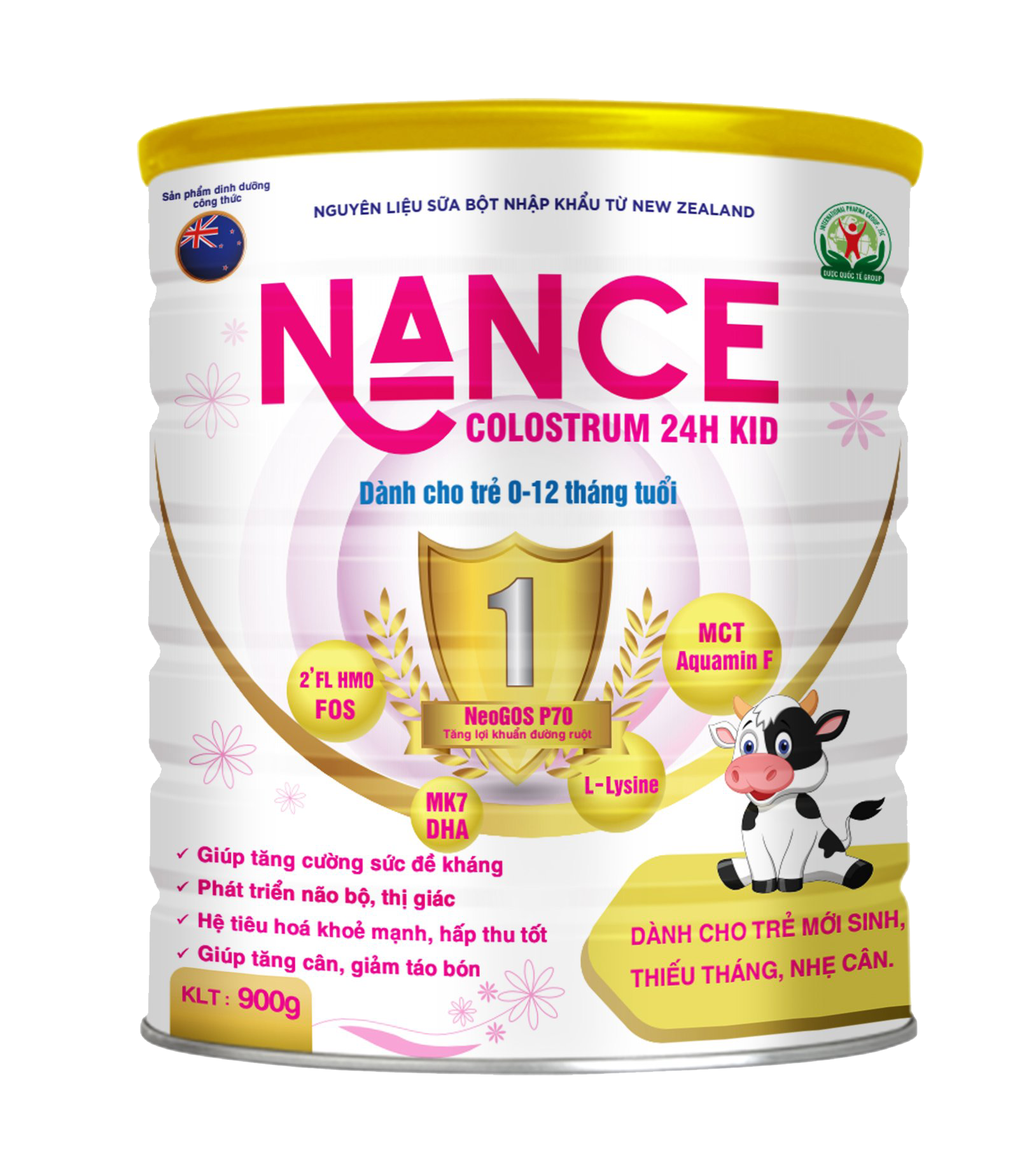 Sữa Dinh Dưỡng NANCE Colostrum 24h Kid: Giúp Trẻ Tăng Cân, Tăng Đề Kháng