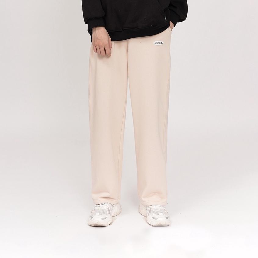 Quần Nỉ ống rộng N7 basic pants suông nam nữ Local Brand