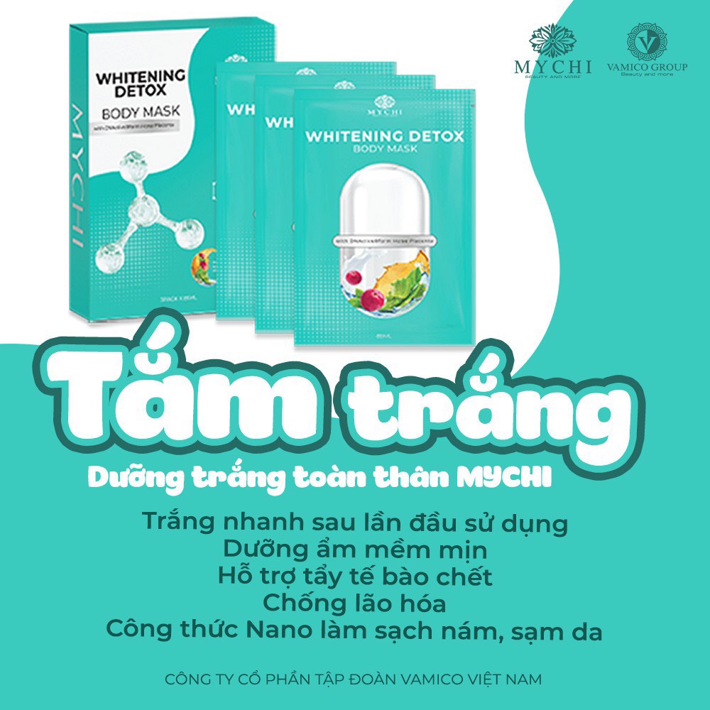 Tắm trắng Mychi whitening Dotex Body Mark
