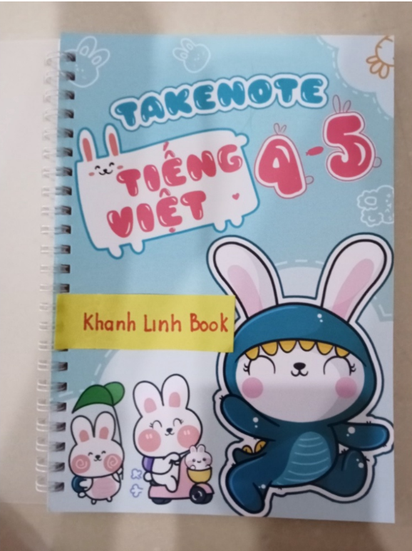 Sách - takenote toán + tiếng việt + tiếng anh lớp 5