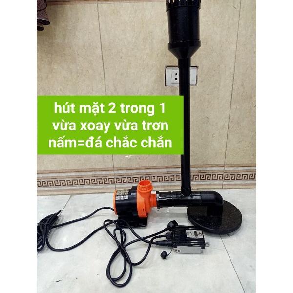 Combo hút mặt hút đáy cho bể kính bể bạt của tất cả các dòng bơm