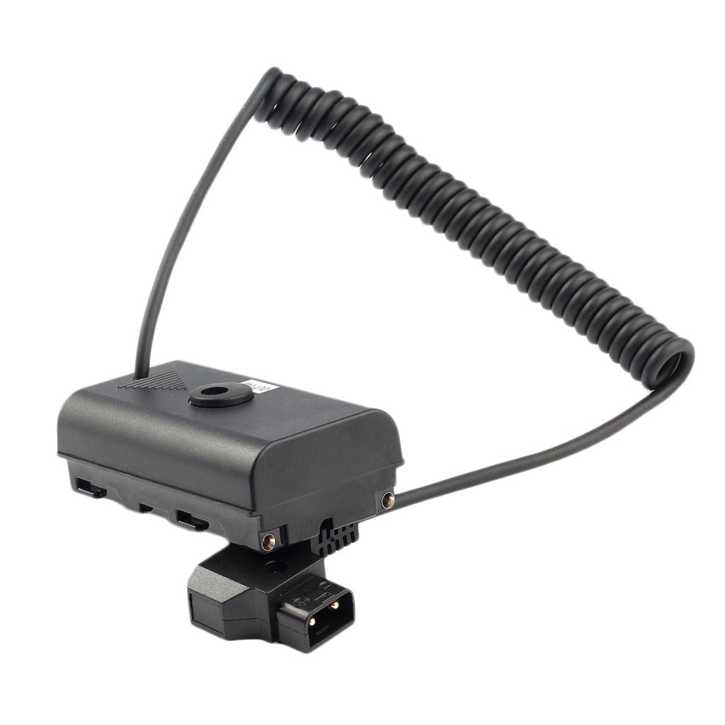 D-Tap To NP-F550 Dummy Battery Power Cable/Adapter For NP F550 F570