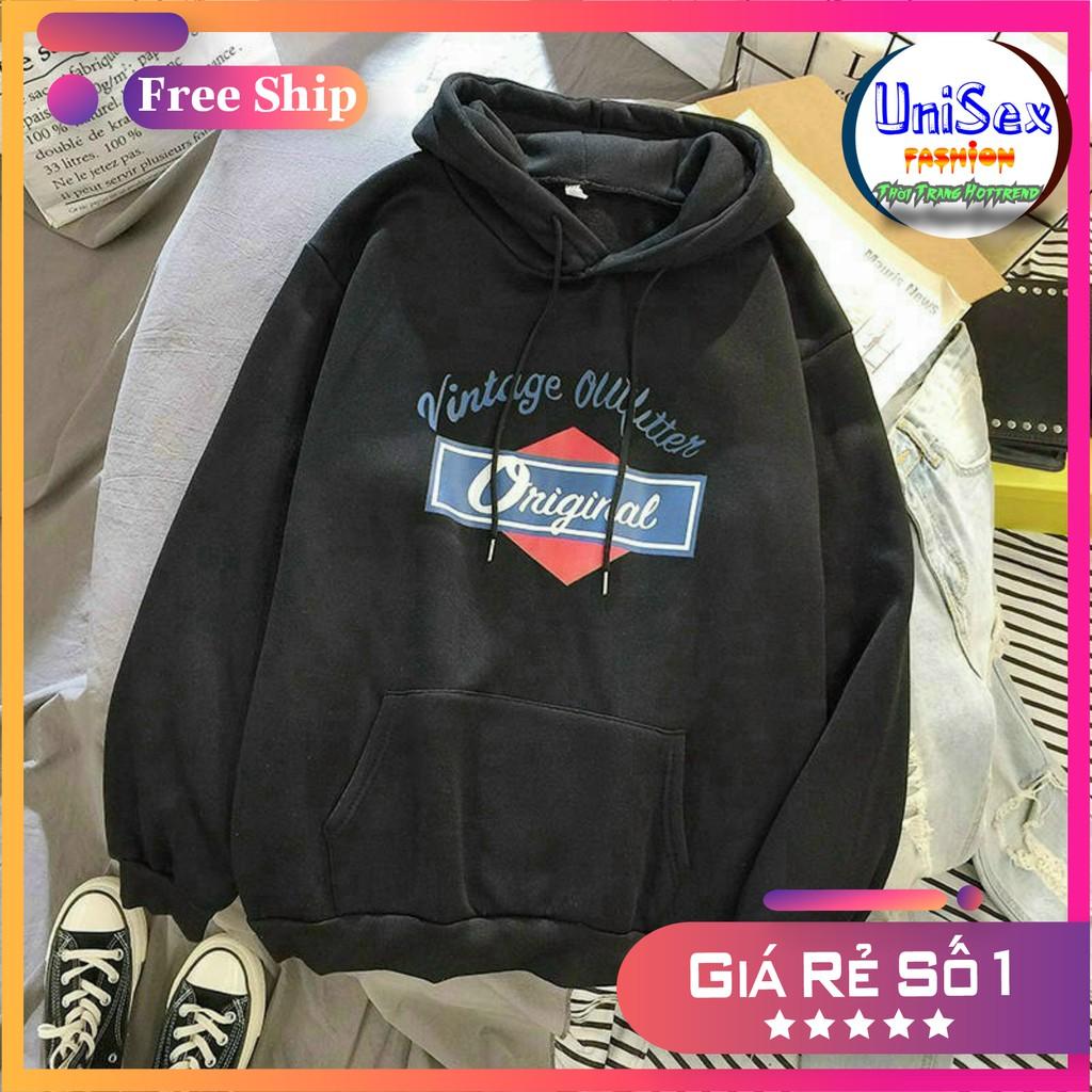 Áo Khoác Nỉ Hoodie Unisex In Chữ Original Free Size 70kg AK147 Áo Khoác Nỉ Nam Nữ
