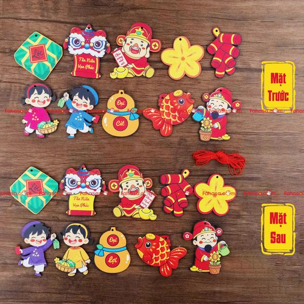 Set Treo Gỗ - Trang Trí Tết - Bách Mộc 1