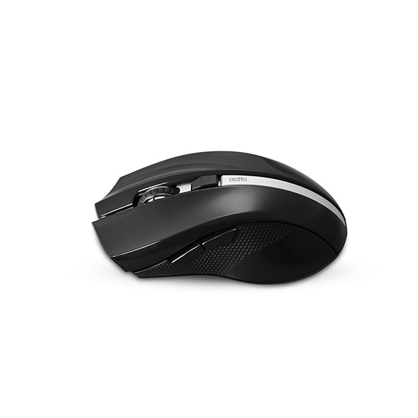 Chuột quang không dây dáng chuẩn, thiết kế thời trang khoảng cách kết nối 10 mét - Race Wireless Mouse  Actto MSC-209 - hàng chính hãng