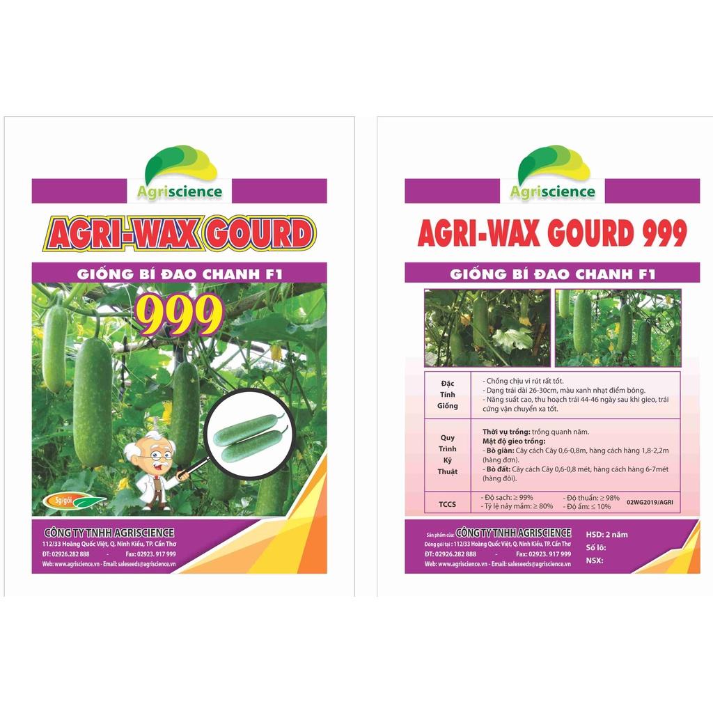Hạt Giống bí đao chanh lai F1 - Agri Wax Gourd 999