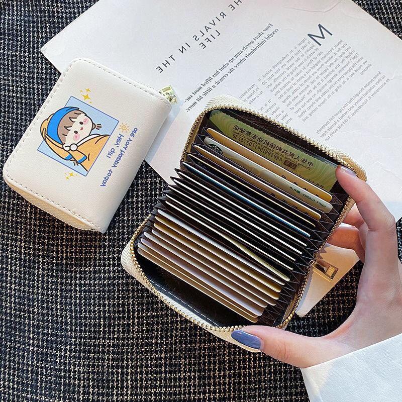 Ví nữ mini cầm tay ngắn cute hot trend dễ thương đẹp bỏ túi đựng thẻ nhiều ngăn nhỏ gọn thời trang Hàn Quốc cao cấp giá rẻ LUKADO