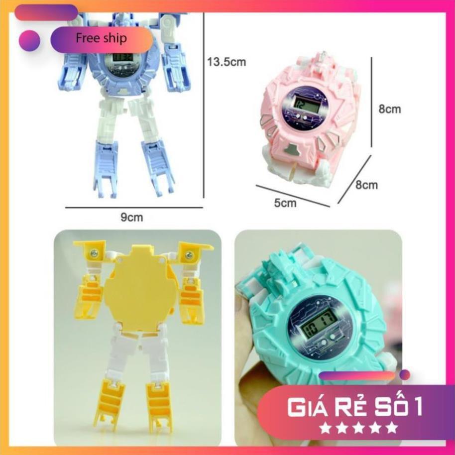 ️SIÊU RẺ️ Đồng Hồ 2in1 Biến Hình Robot _ Dành Cho Bé Trai và Bé Gái